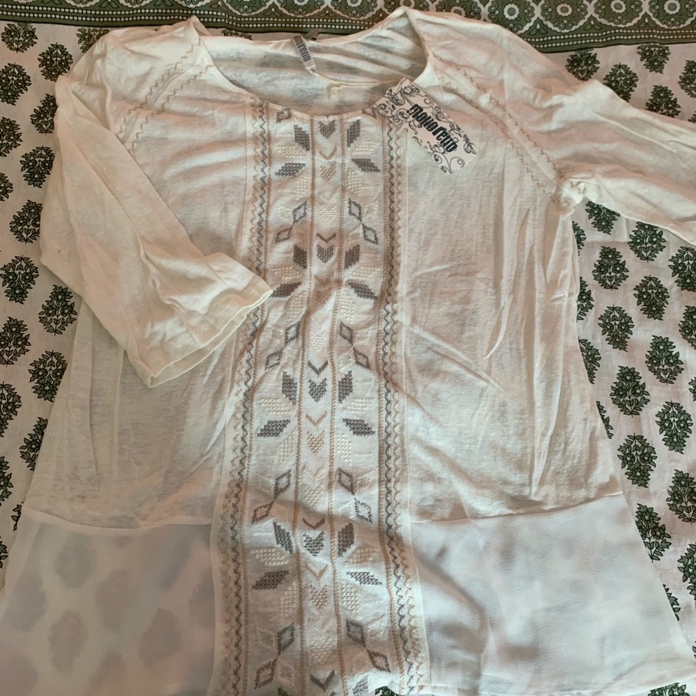 Long loose shirt